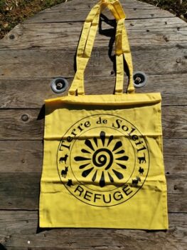 Sac en toile jaune