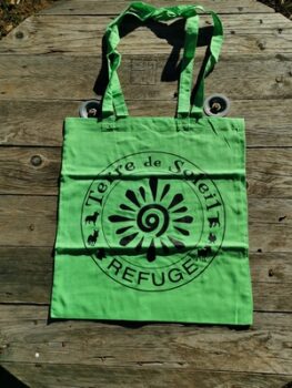 Sac en toile vert